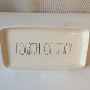 RAE DUNN "Fourth of July" Platter
